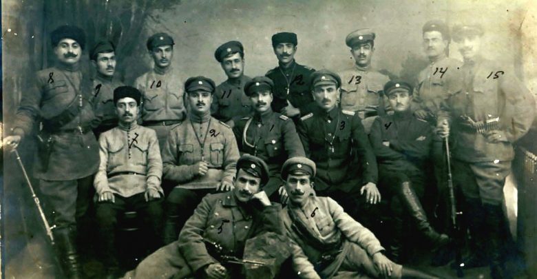 თბილისის სახალხო მილიციის წევრები.