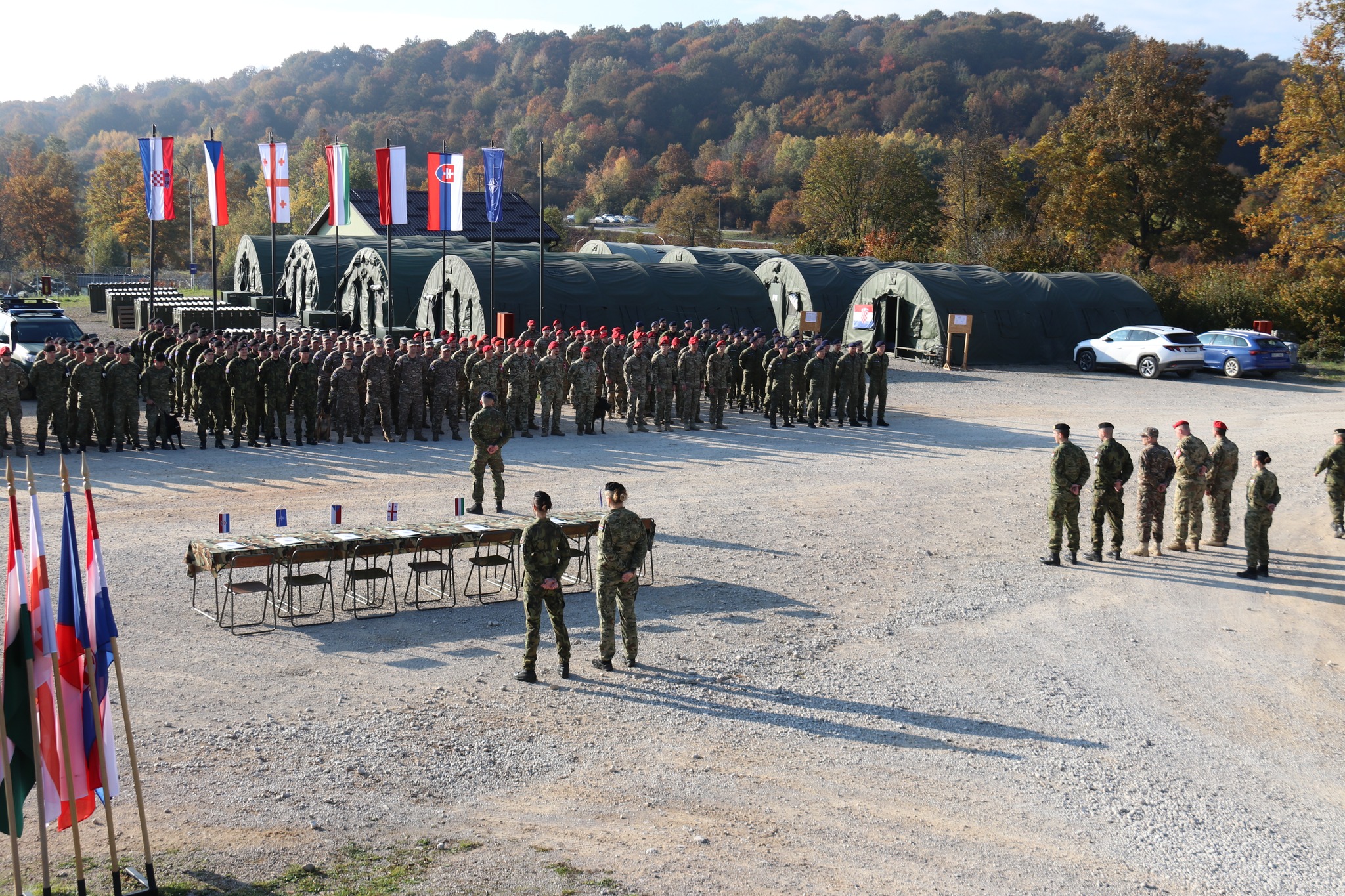 თავდაცვის ძალების სამხედრო პოლიციის დეპარტამენტის ოცეული ხორვატიაში ნატოს საველე სწავლებას შეუერთდა